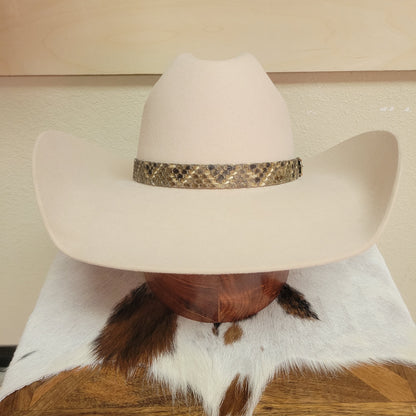 Rattlesnake Skin Leather Hatband